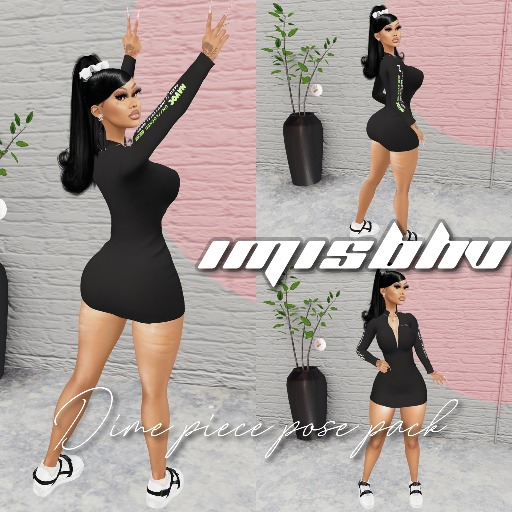 Second Life Marketplace // IMISBHV // DIME PIECE POSE PACK
